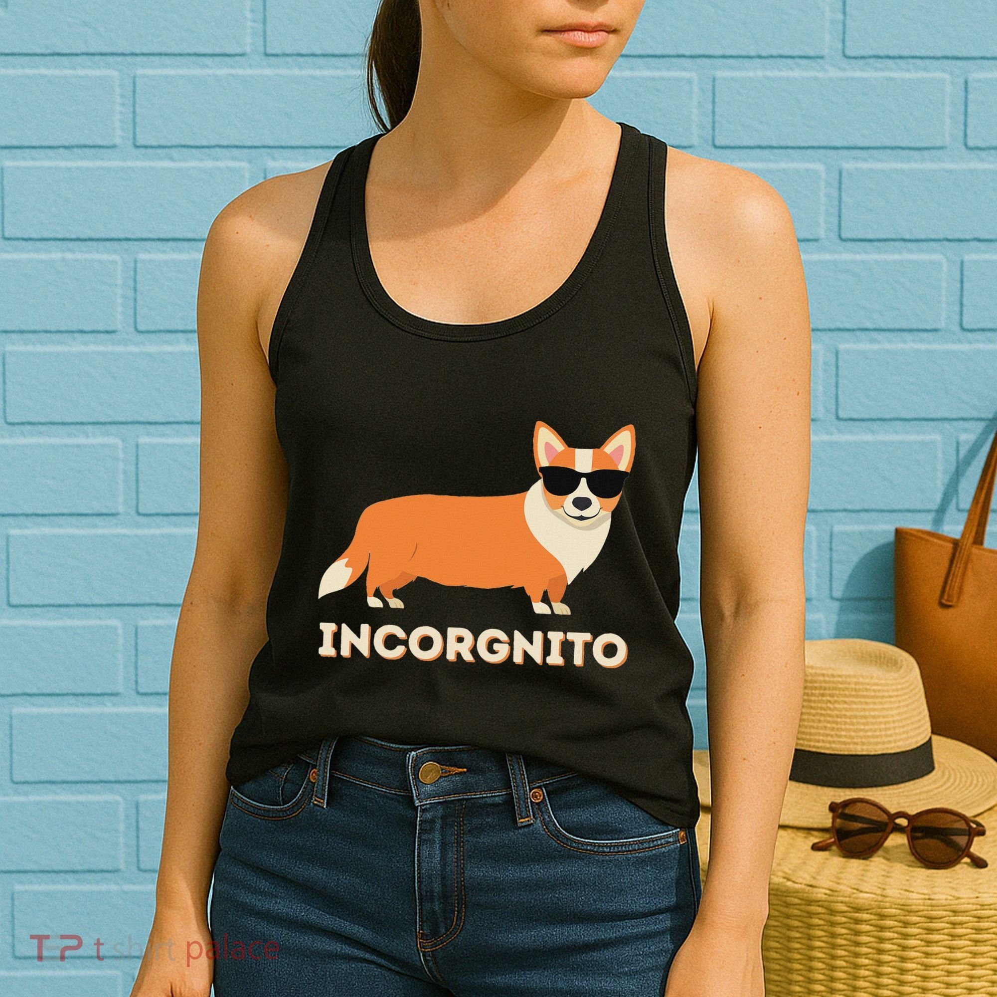 Incorgnito Funny Welsh Corgi Owner Dog Lover Women's Tank Top