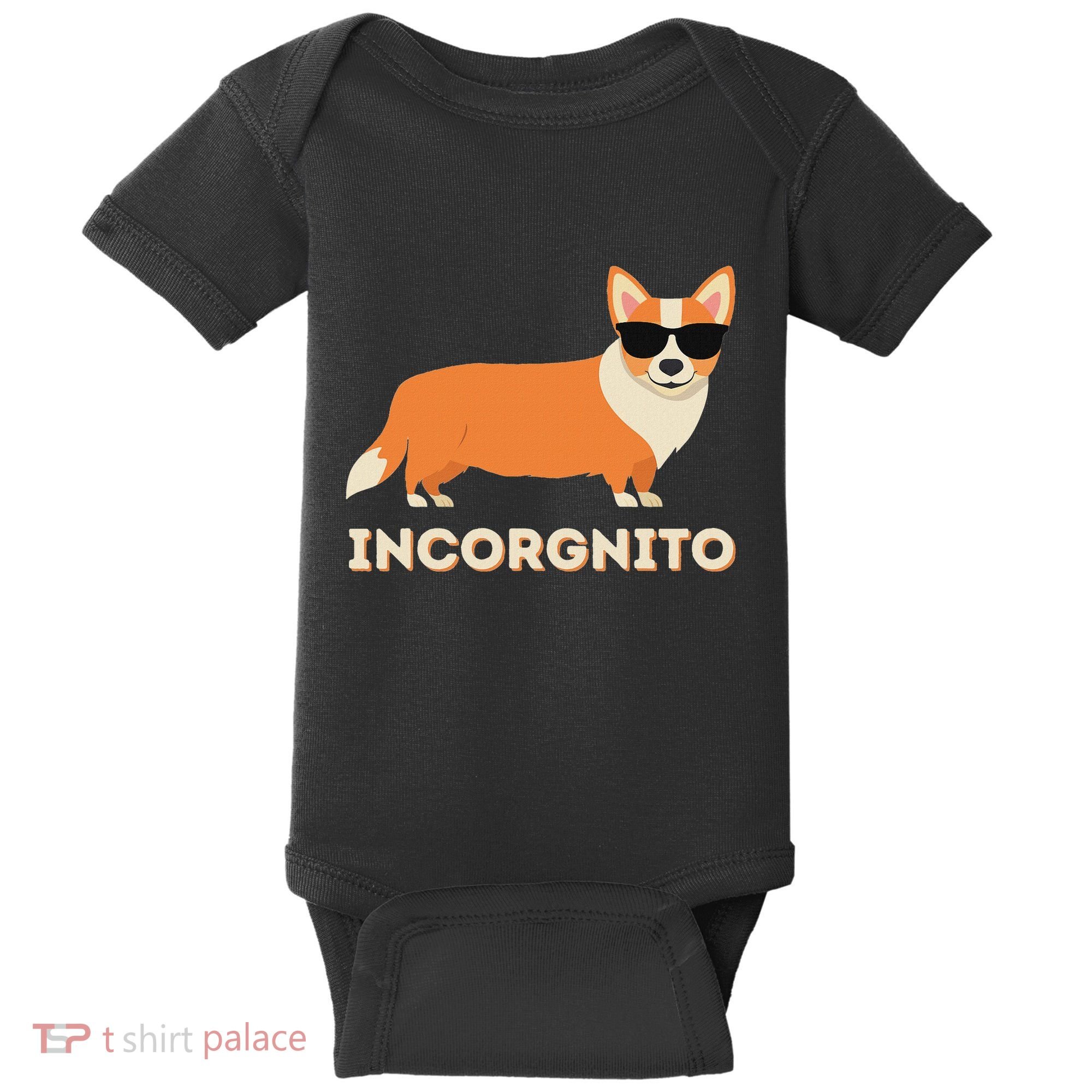 Incorgnito Funny Welsh Corgi Owner Dog Lover Baby Bodysuit