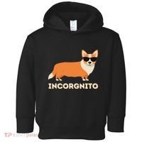 Incorgnito Funny Welsh Corgi Owner Dog Lover Toddler Hoodie thumb 0