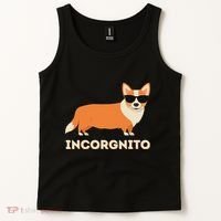 Incorgnito Funny Welsh Corgi Owner Dog Lover Tank Top thumb 2