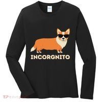 Incorgnito Funny Welsh Corgi Owner Dog Lover Women's Long Sleeve Shirt thumb 0