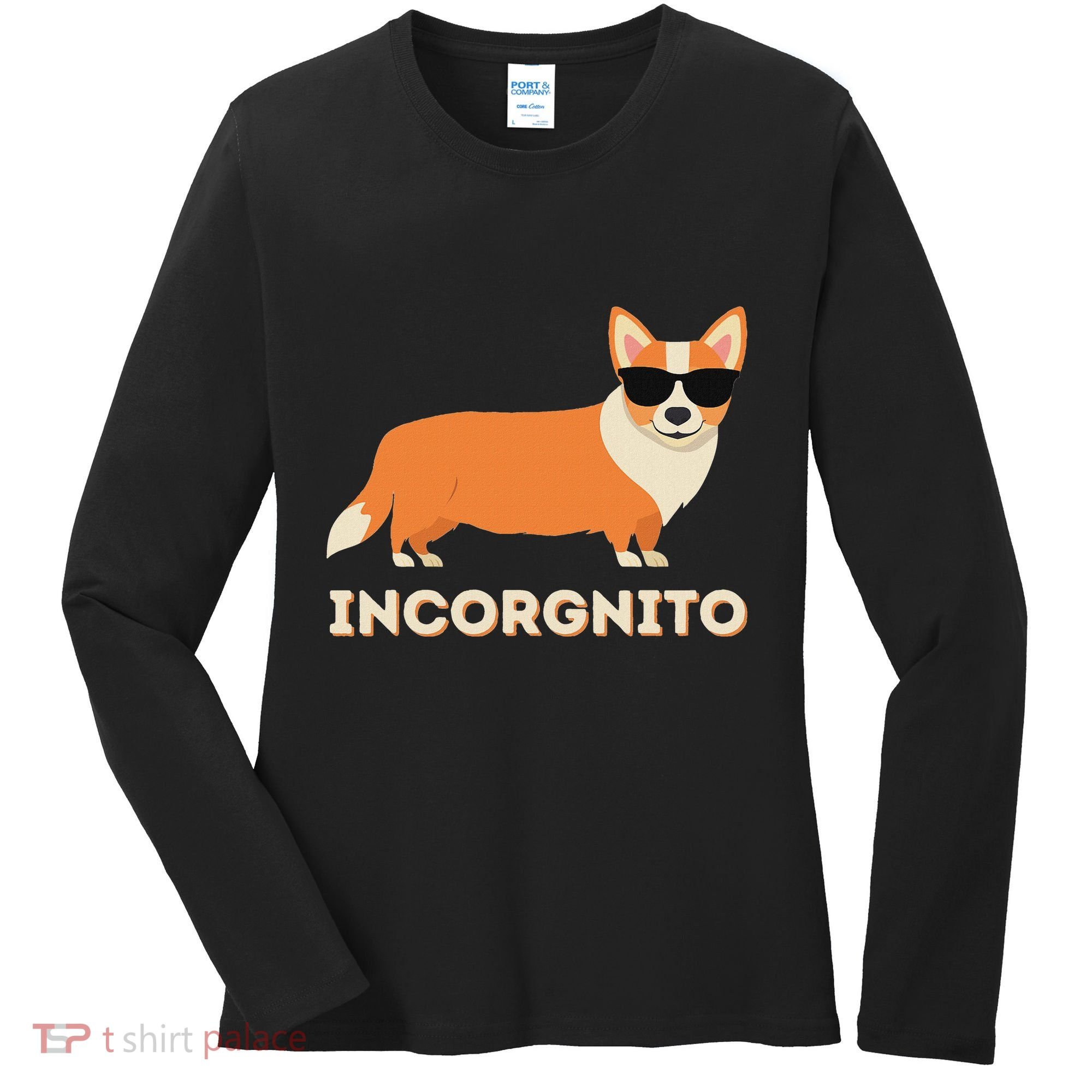 Incorgnito Funny Welsh Corgi Owner Dog Lover Women's Long Sleeve Shirt