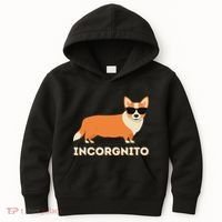 Incorgnito Funny Welsh Corgi Owner Dog Lover Kids Hoodie thumb 0