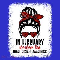 In February We Wear Red Heart Disease Awareness Gift Hoodie thumb 2