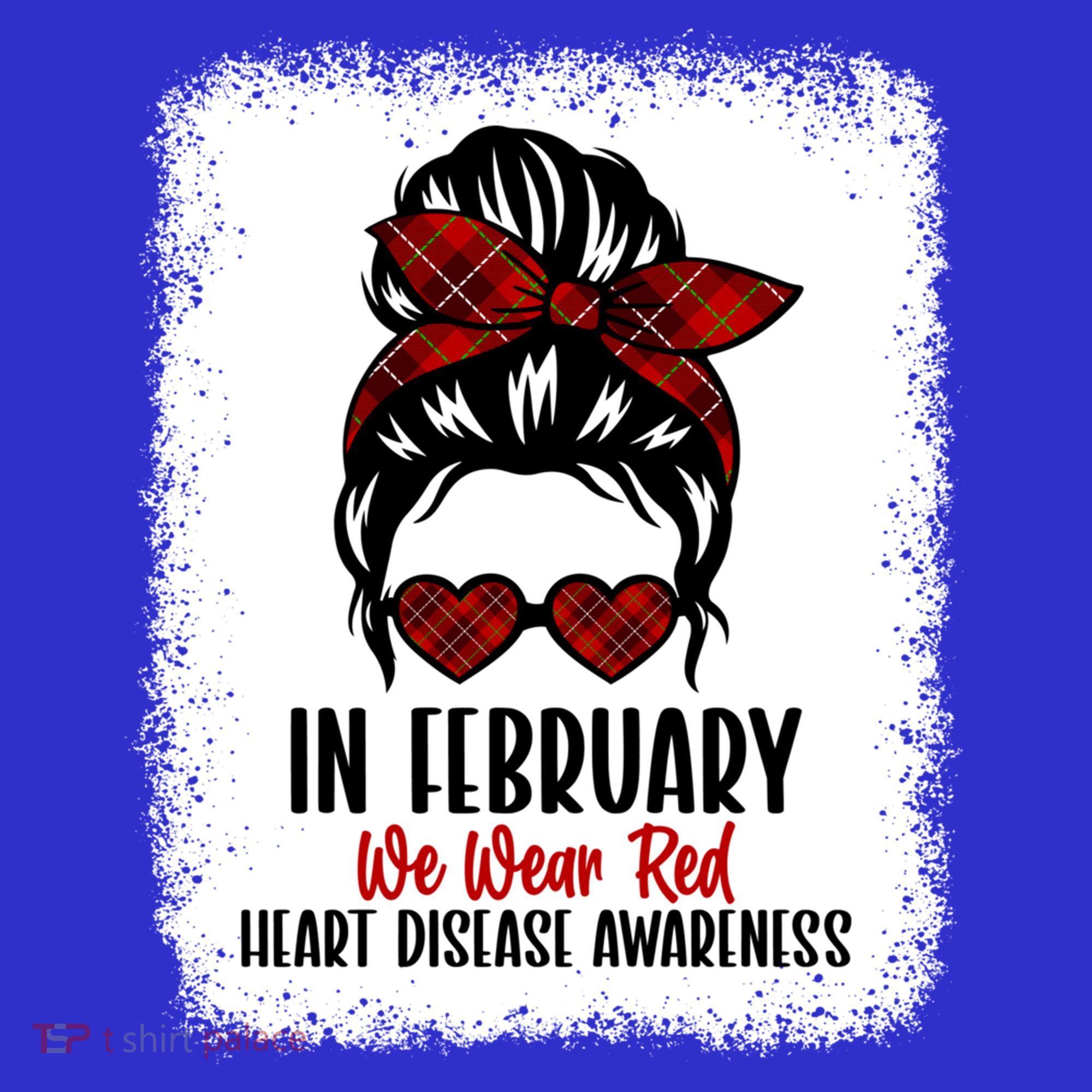 In February We Wear Red Heart Disease Awareness Gift Mousepad