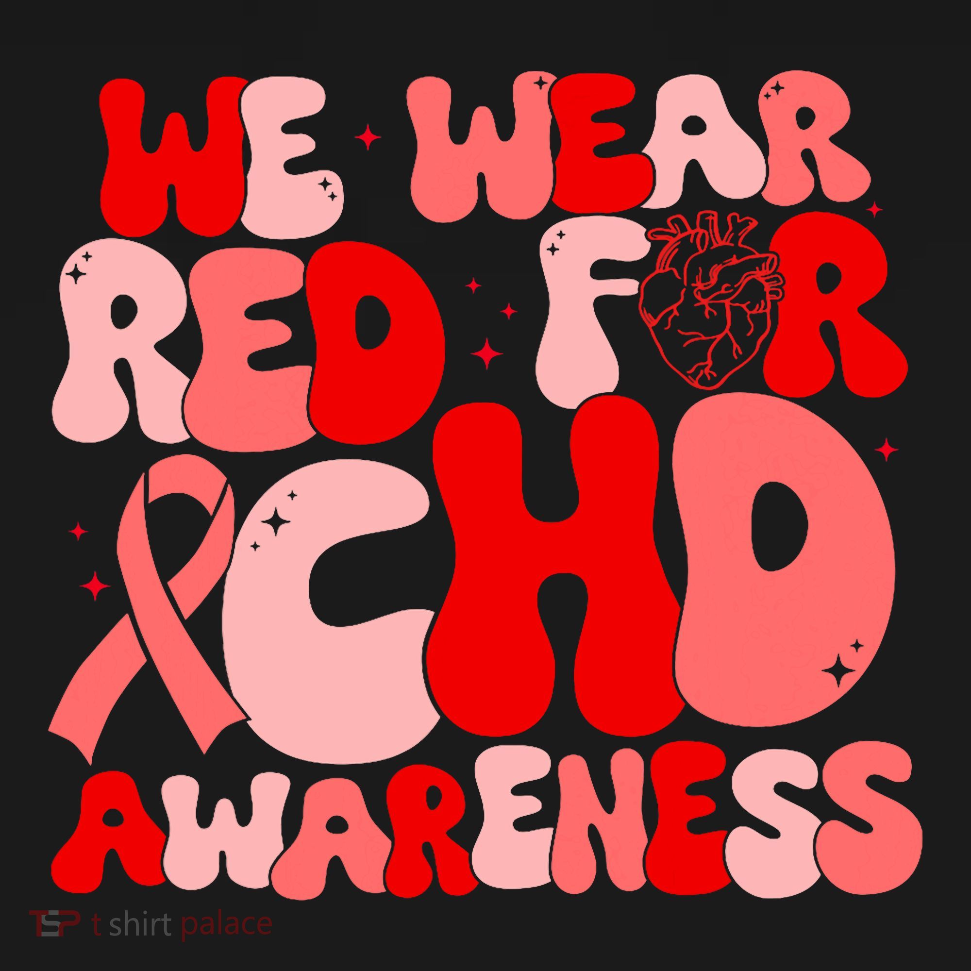 In February We Wear Red Chd Awareness Heart Disease Month Sweatshirt