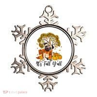 It's Fall Y'all Pug Dog Pumpkin Autumn Thanksgiving Ornament thumb 0