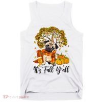 It's Fall Y'all Pug Dog Pumpkin Autumn Thanksgiving Tank Top thumb 0