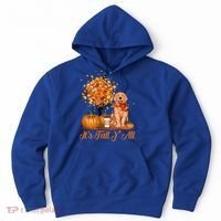 It's Fall Y'all Golden Retriever Dog Halloween Thanksgiving Cool Gift Hoodie thumb 0