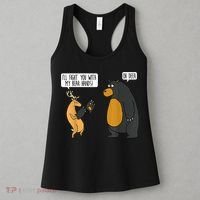 I'll Fight You With My Bear Hands Oh Deer Tee Funny Meme Women's Tank Top thumb 3
