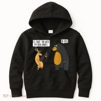 I'll Fight You With My Bear Hands Oh Deer Tee Funny Meme Kids Hoodie thumb 0