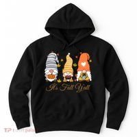 It's Fall Y'all Cute Gnomes Hoodie thumb 0