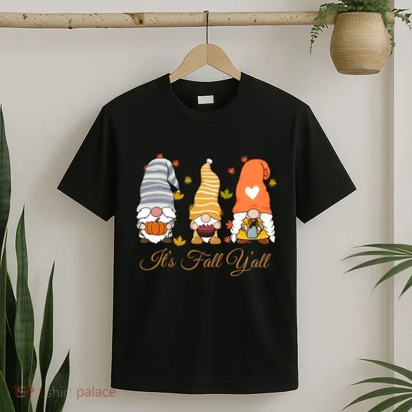 It's Fall Y'all Cute Gnomes T-Shirt