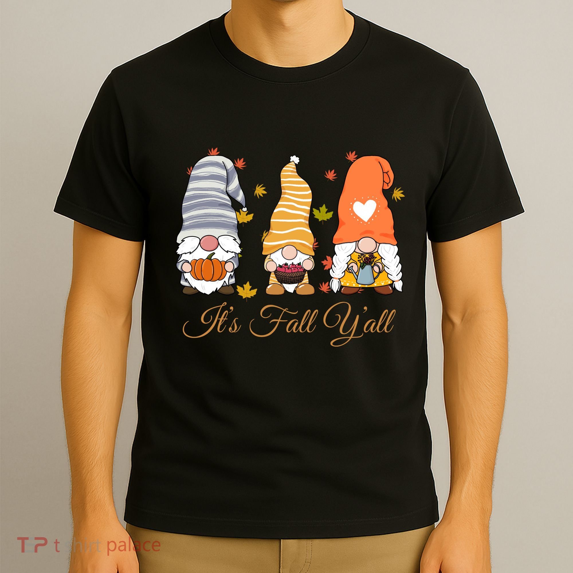 It's Fall Y'all Cute Gnomes T-Shirt