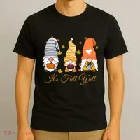 It's Fall Y'all Cute Gnomes T-Shirt thumb 3