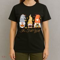 It's Fall Y'all Cute Gnomes T-Shirt thumb 4