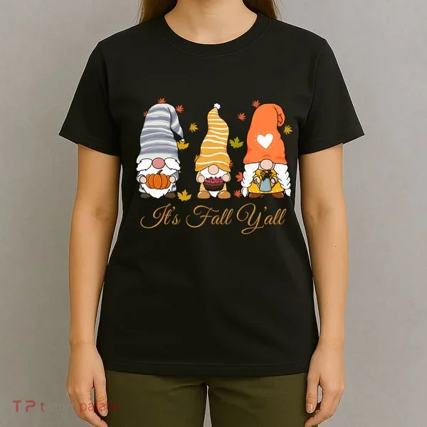 It's Fall Y'all Cute Gnomes T-Shirt
