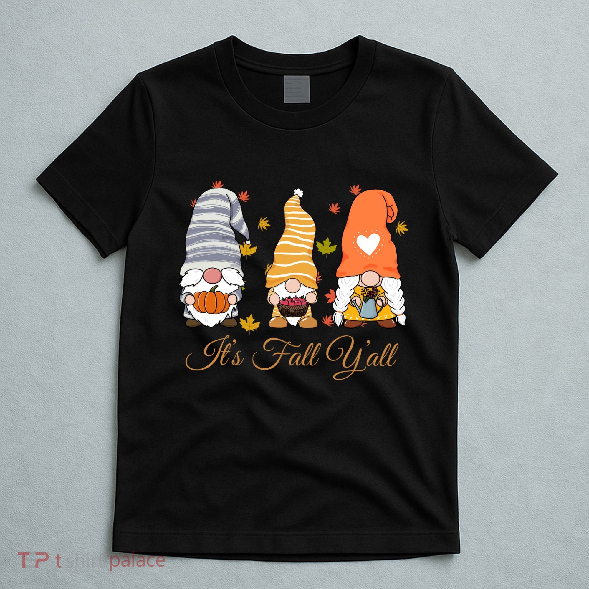 It's Fall Y'all Cute Gnomes T-Shirt