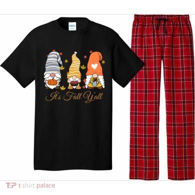 It's Fall Y'all Cute Gnomes Pajama Set