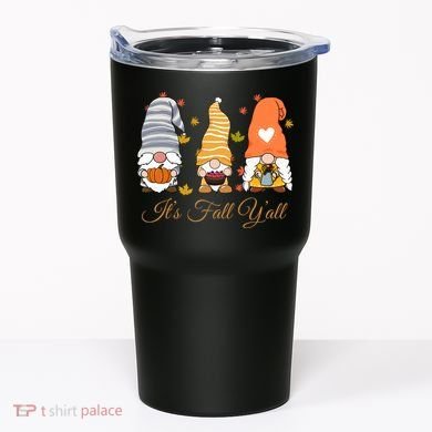 It's Fall Y'all Cute Gnomes Tumbler
