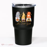 It's Fall Y'all Cute Gnomes Tumbler thumb 0
