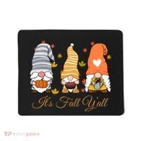 It's Fall Y'all Cute Gnomes Mousepad thumb 0