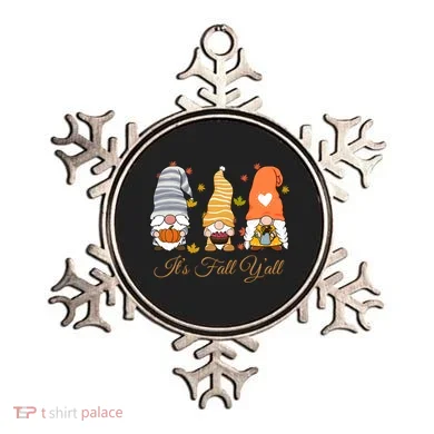 It's Fall Y'all Cute Gnomes Ornament