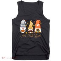 It's Fall Y'all Cute Gnomes Tank Top thumb 0