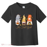 It's Fall Y'all Cute Gnomes Toddler T-Shirt thumb 0