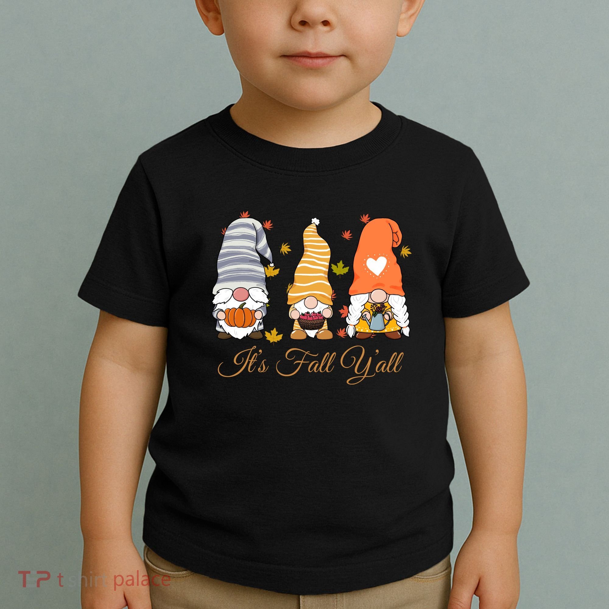 It's Fall Y'all Cute Gnomes Toddler T-Shirt