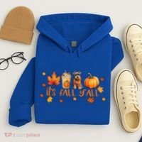 ItS Fall YAll Pumpkin Spice Latte Dog Miniature Schnauzer Gift Hoodie thumb 4