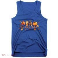 ItS Fall YAll Pumpkin Spice Latte Dog Miniature Schnauzer Gift Tank Top thumb 0