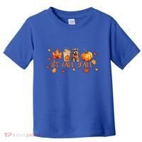 ItS Fall YAll Pumpkin Spice Latte Dog Miniature Schnauzer Gift Toddler T-Shirt thumb 0