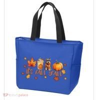 ItS Fall YAll Pumpkin Spice Latte Dog Miniature Schnauzer Gift Tote Bag thumb 3