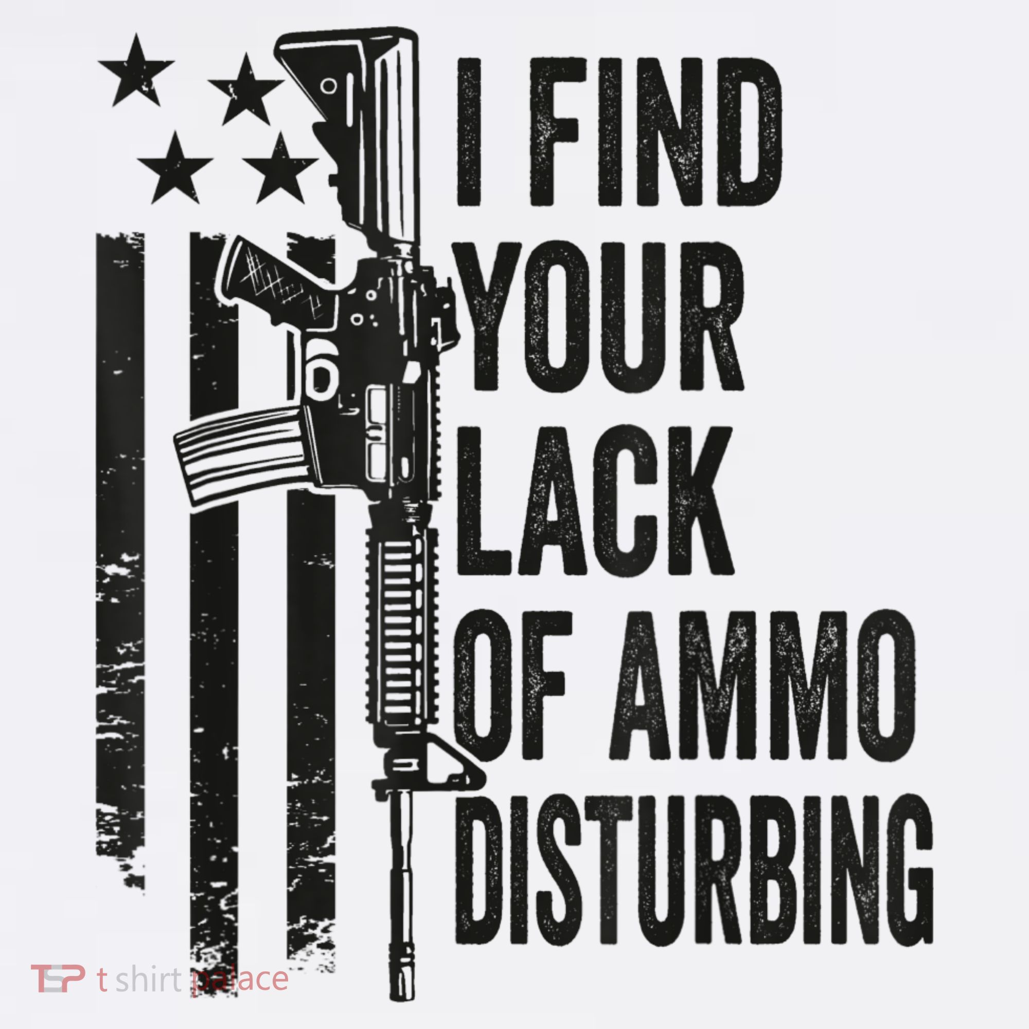 I Find Your Lack Of Ammo Disturbing Funny Gun Camo Guns Women's Tank Top