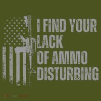 I Find Your Lack Of Ammo Disturbing Mousepad thumb 1