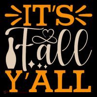 ItS Fall YAll Cut File Ornament thumb 1