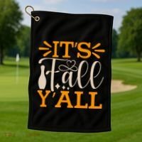 ItS Fall YAll Cut File Golf Towel thumb 1