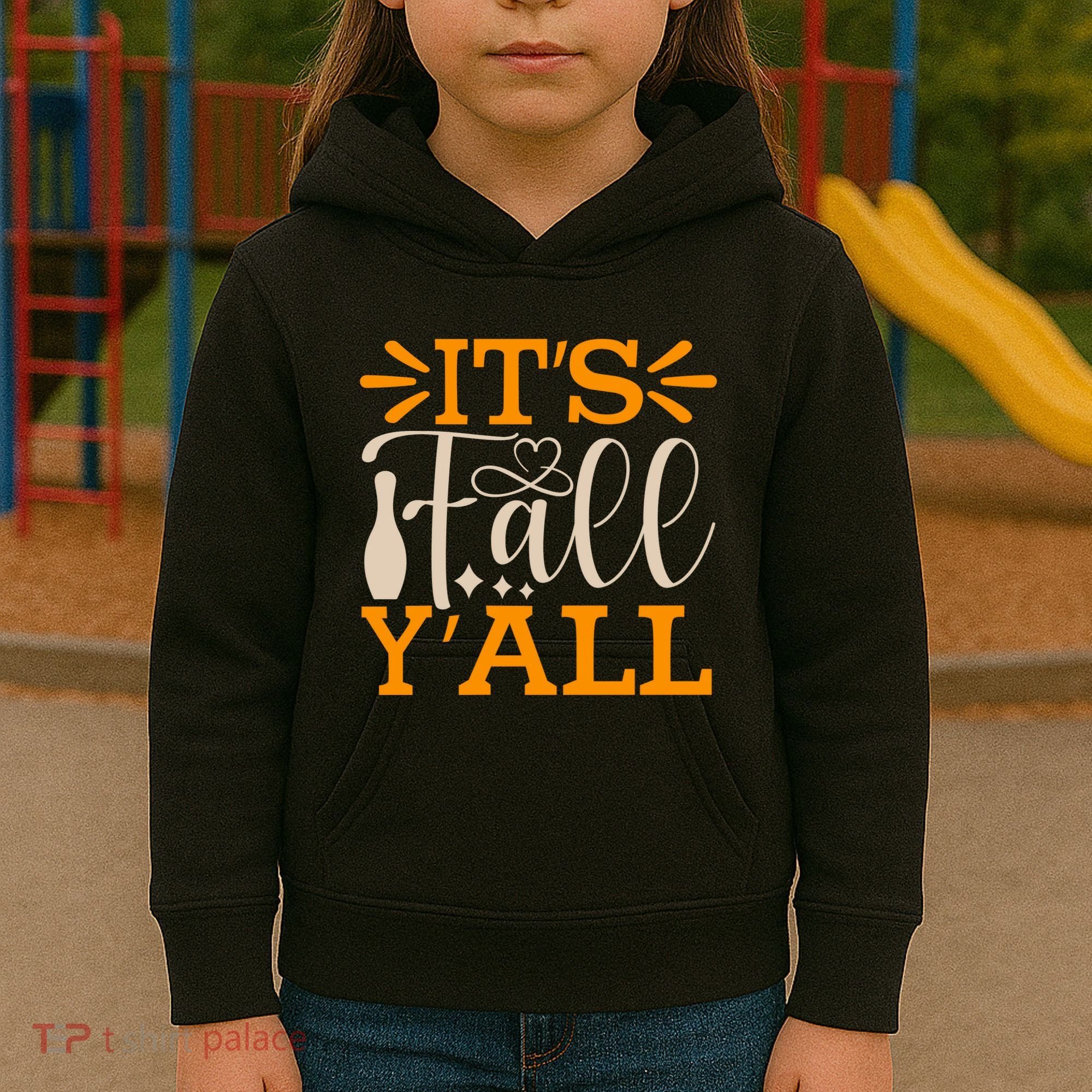 ItS Fall YAll Cut File Kids Hoodie