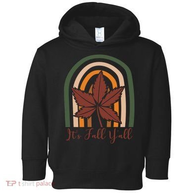 It's Fall Y'all Nature Rainbow Toddler Hoodie