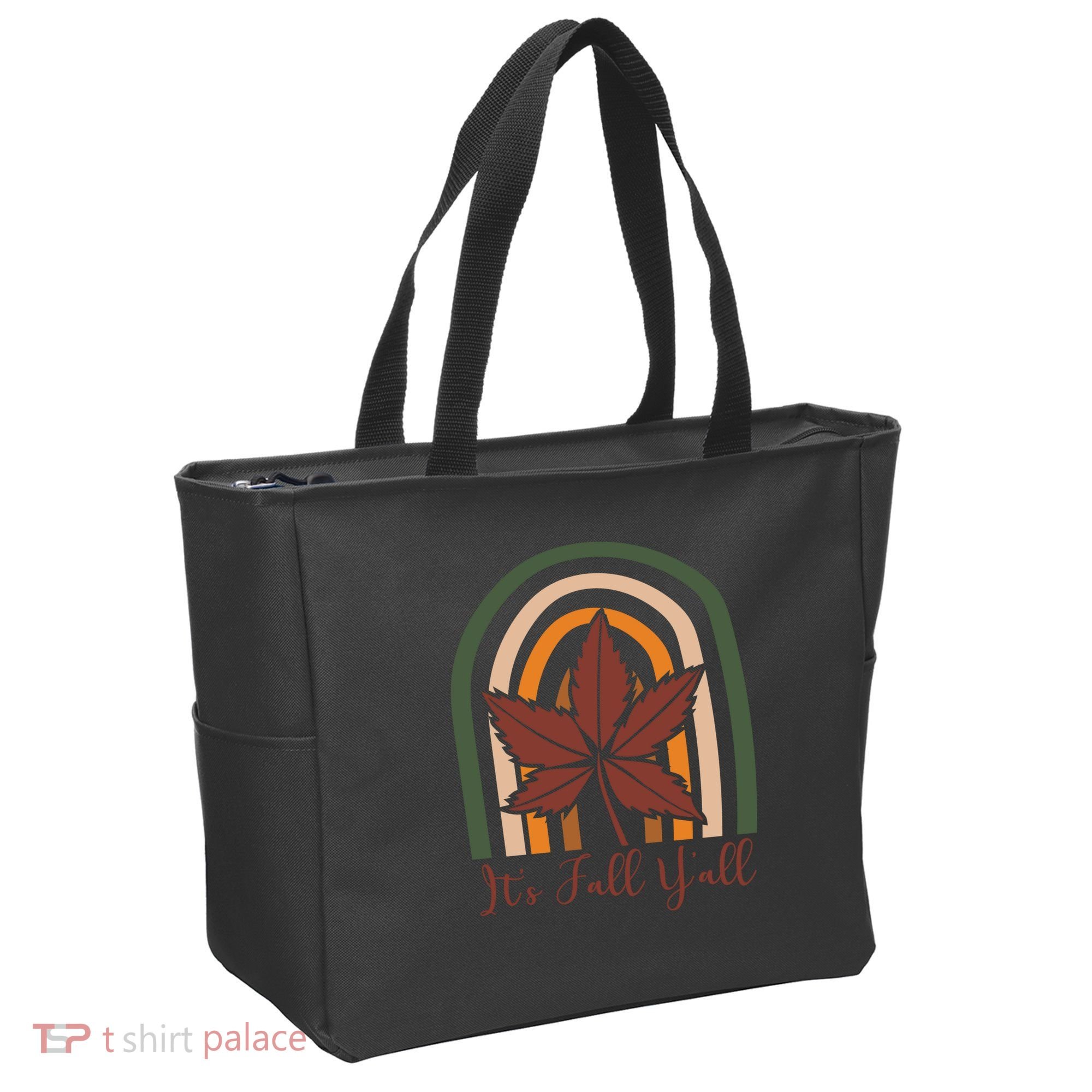 It's Fall Y'all Nature Rainbow Tote Bag