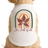 It's Fall Y'all Nature Rainbow Doggie Tank thumb 0