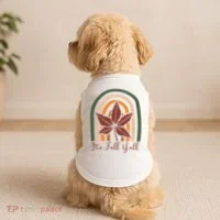 It's Fall Y'all Nature Rainbow Doggie Tank thumb 2