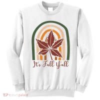 It's Fall Y'all Nature Rainbow Sweatshirt thumb 0