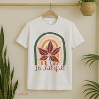It's Fall Y'all Nature Rainbow T-Shirt thumb 2