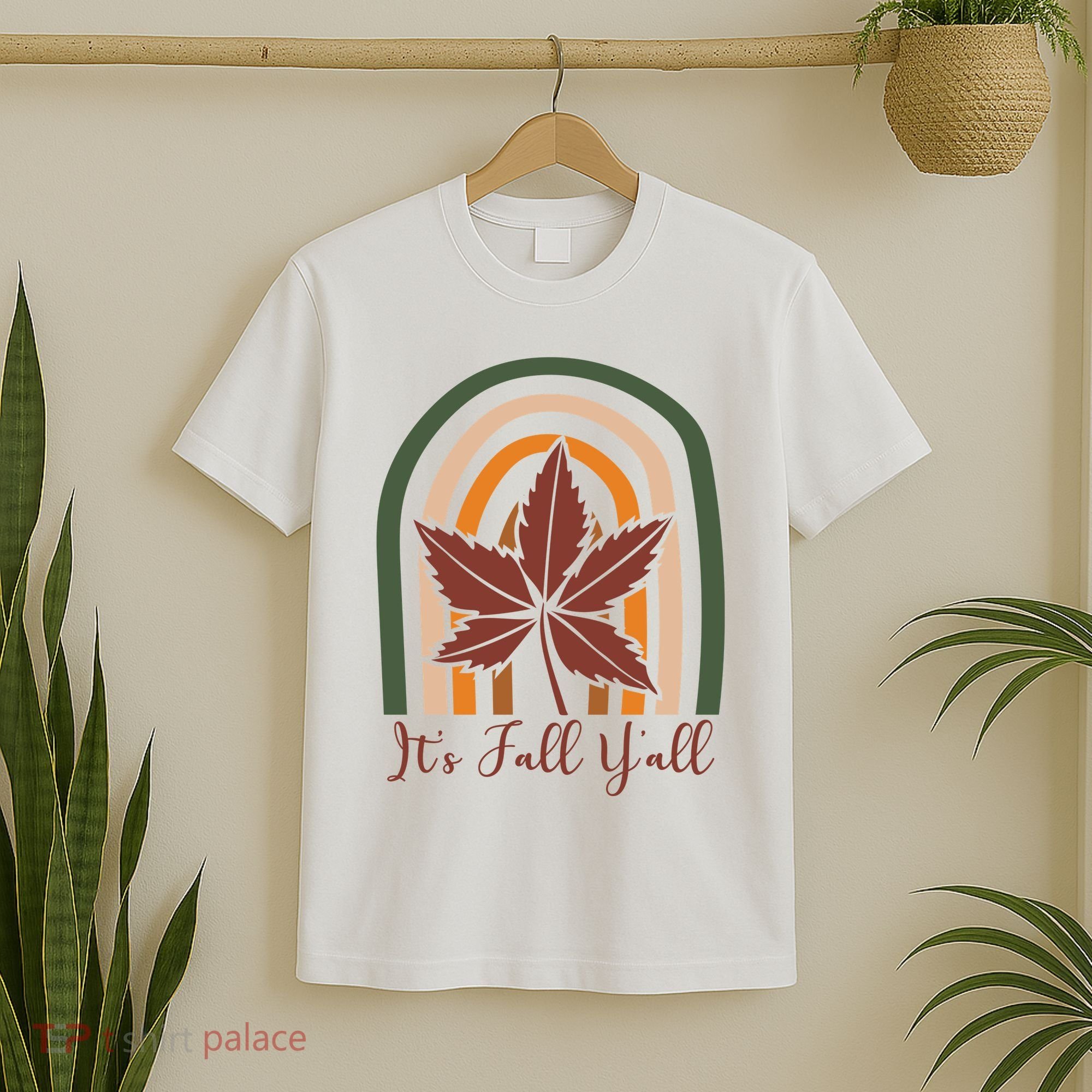 It's Fall Y'all Nature Rainbow T-Shirt
