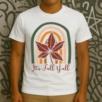 It's Fall Y'all Nature Rainbow T-Shirt thumb 3