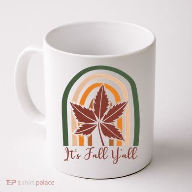 It's Fall Y'all Nature Rainbow Coffee Mug