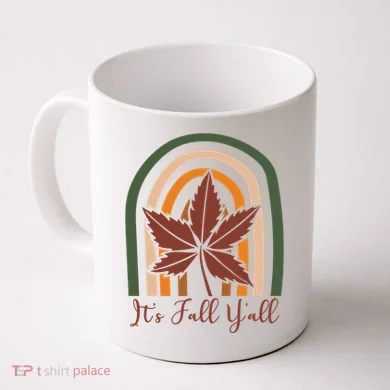 It's Fall Y'all Nature Rainbow Coffee Mug