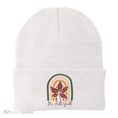 It's Fall Y'all Nature Rainbow Beanie